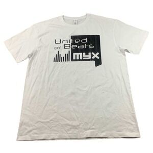 AS Colour United By Beats MYX Graphic T Shirt White Mens XL THE FILIPINO CHANNEL
